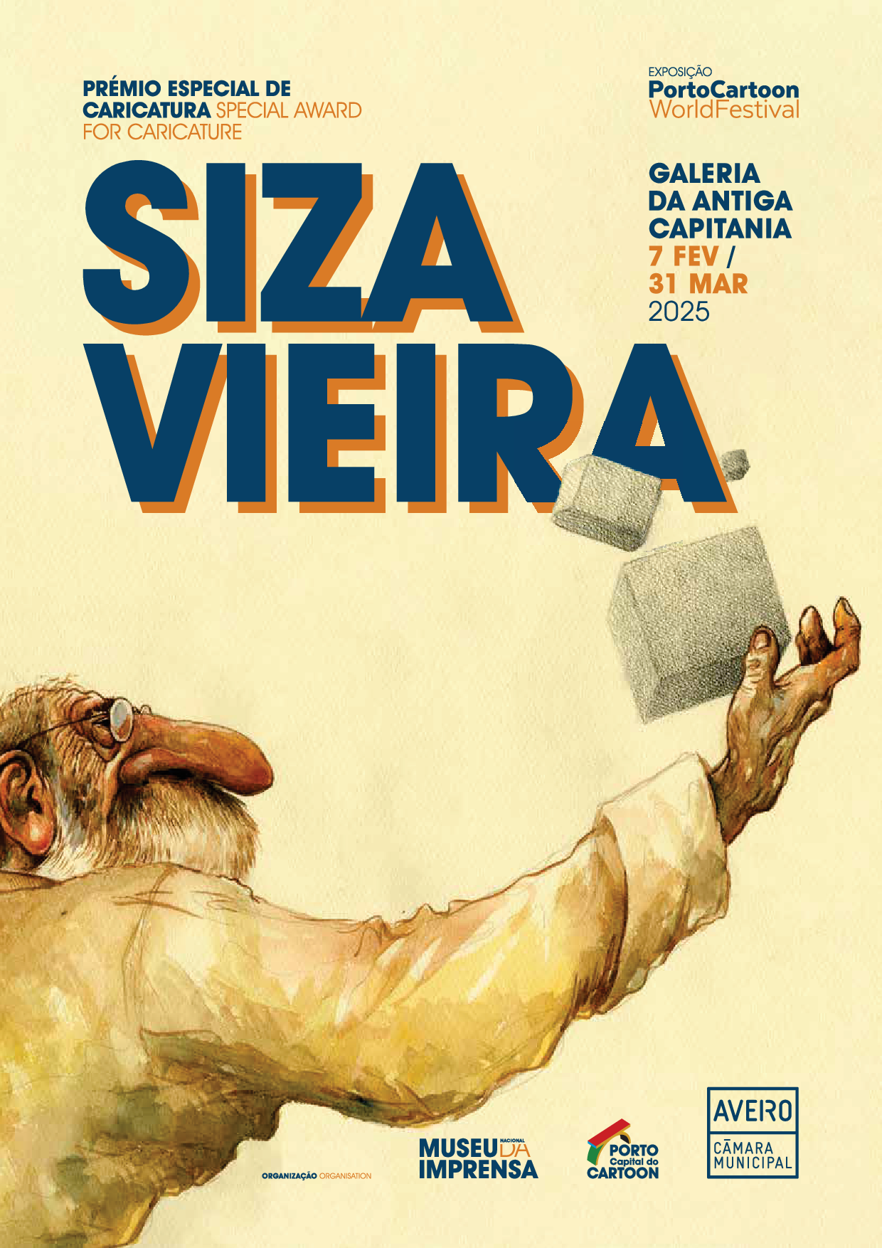 Siza Vieira no Humor Internacional - Exposição